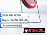 LAMPARA SOLAR NUEVA CARGA SOLAR DIRECTA CON BATERIA  LifePO4 de 500 MAH FUNCIONA ENTRE 4 Y 8 HORAS EN 4 USD EN PLAYA
