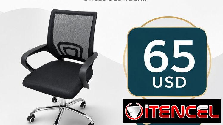 1/ SILLA DE OFICINA CON RUEDAS