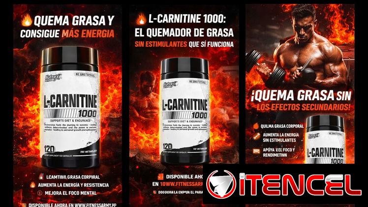 LIPO 6 L-CARNITINE (NUTREX) 120CAP-60SERV 58234161 y 56902981 FITNESSARMY