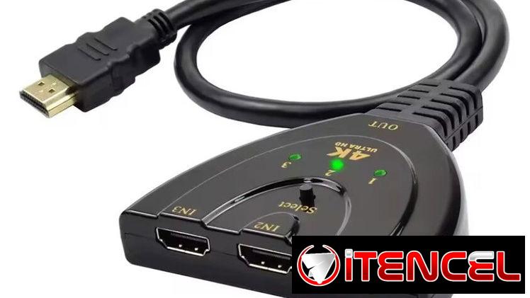 SPLITTER HDMI 4K (3 ENTRADAS Y 1 SALIDA)