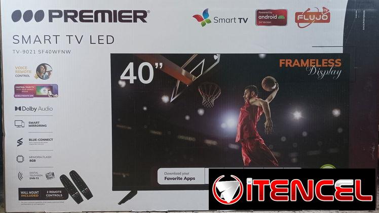 Vendo Smart TV, Premier, 40″, soporte de pared -mensajería gratis y garantía