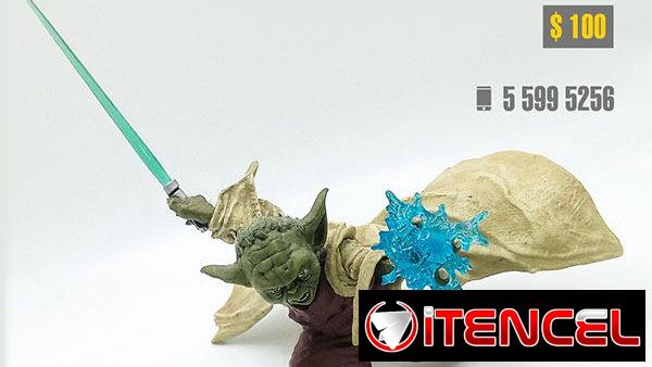 YODA ACTION FIGURE HASBRO