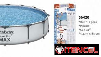Piscinas de 4.27m 335usd,  de 3.05m 200usd /90usd Multimueble  de tv/Butacón reclinable eléctrico  Gris carmelita $380