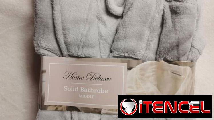 💜 Albornoz Unisex de Felpa Suave  Home deluxe  23 USD playa o mensajería
