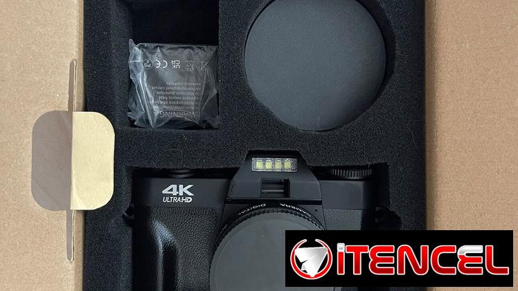 Cámara digital 4K para fotografía y video enfoque automático antivibración