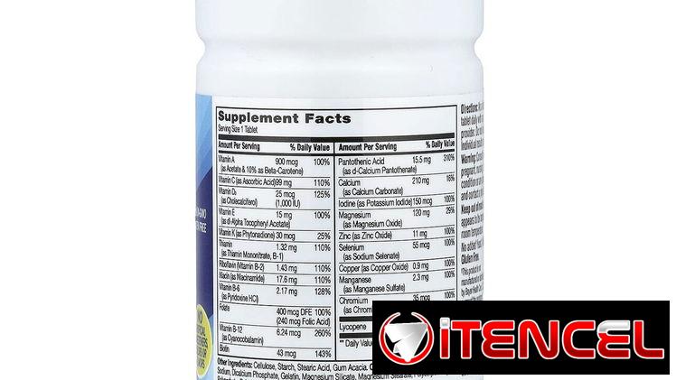 Multivitaminas 21st Century H One Daily 100 cápsulas