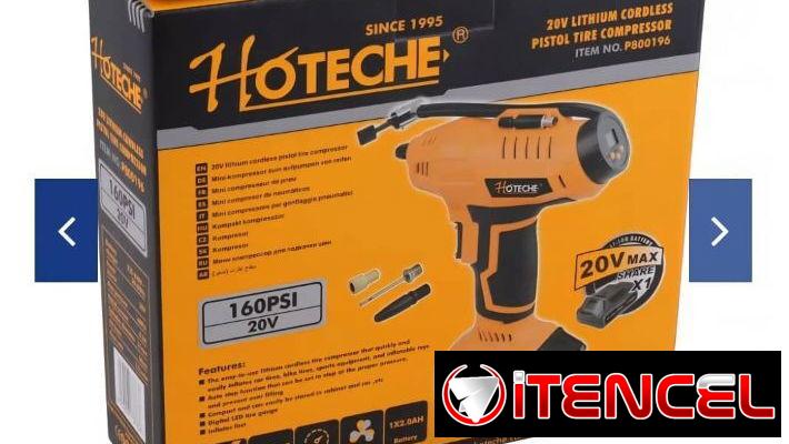 Compresor de neumáticos de pistola inalambrica [1bateria de 20V]/160psi