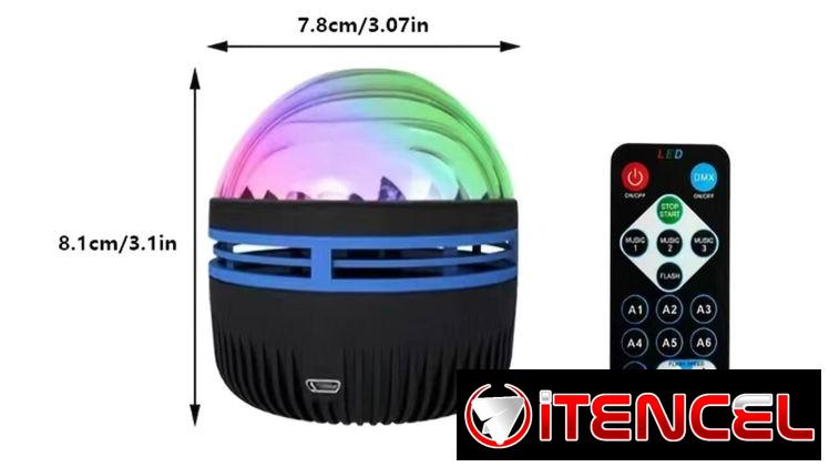 🌈 Proyector de luces LED – Ideal para fiestas y decoración🌈
