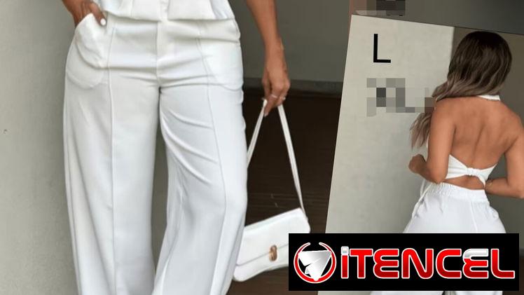 Conjunto blanco talla L