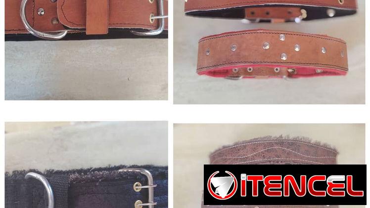 Collar de Paseo Tallas Grandes de Cuero