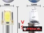 BOMBILLO BA9S PARA PIZARRA ( socket redondo pequeño) de silicona , 4TO LUZ, ETC