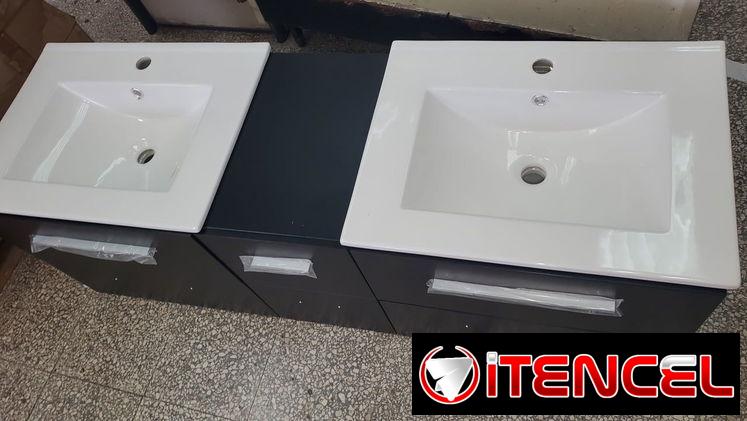mueble de baño doble