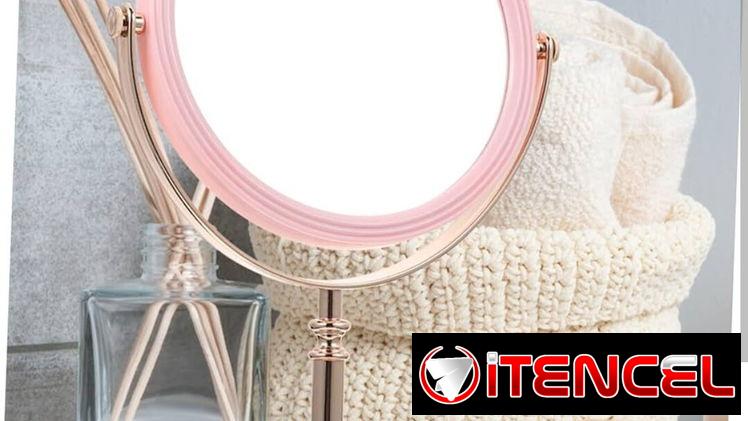 Espejo de Maquillaje con base para cómoda LF