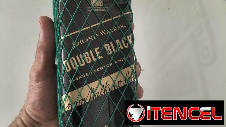 LITRO DE WHISKY DOUBLE LA EL DE ETIQUETA NEGRA 40 USD