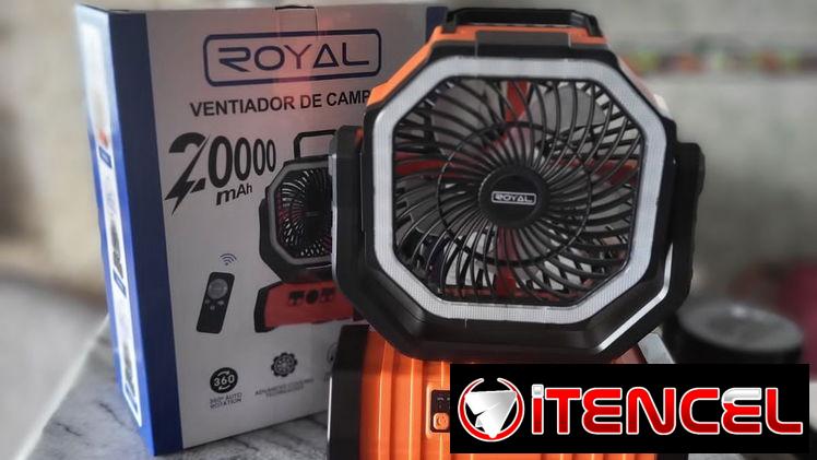 Ventilador recargable