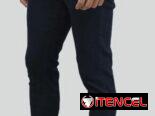 Jeans cuidado con el perro elastizados skinny para hombres /Pullover/tenis