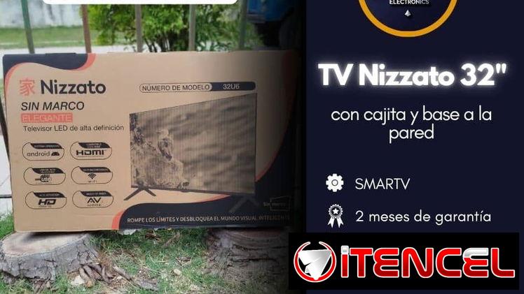 *EN OFERTA* Smart Tv 32″ pulgadas Nizzato  Con Cajita HD interna y base a la pared + Envío y Ensamblaje incluído!!