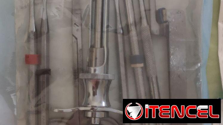 Kit dental de acero inoxidable para limpieza bucal