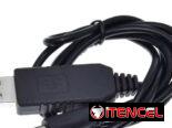 Cable adaptador usb 5v a 9v,12v
