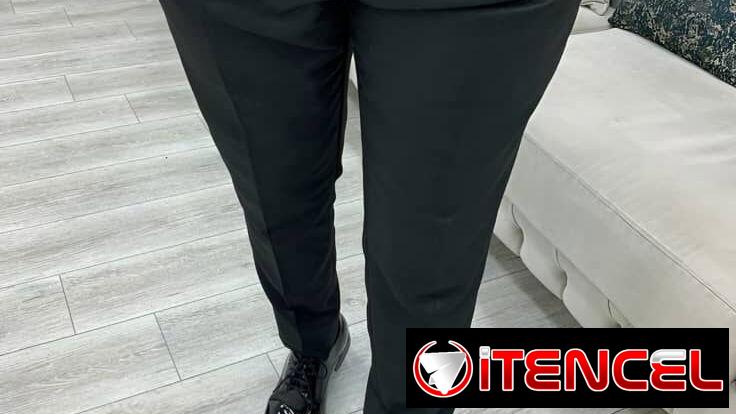 Pantalon negro de vestir
