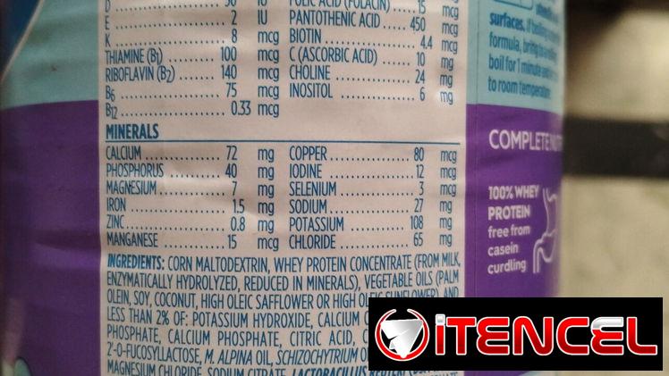Fórmula para bebé se vencen en julio