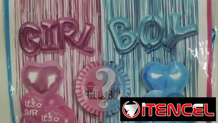 Set de Decoración grande  – Revelación de Sexo