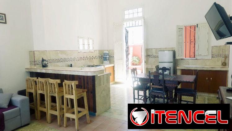 🏠Maison linéaire à louer à El Vedado. 2 chambres climatisées, idéale pour les étudiants internationaux. +5355284821