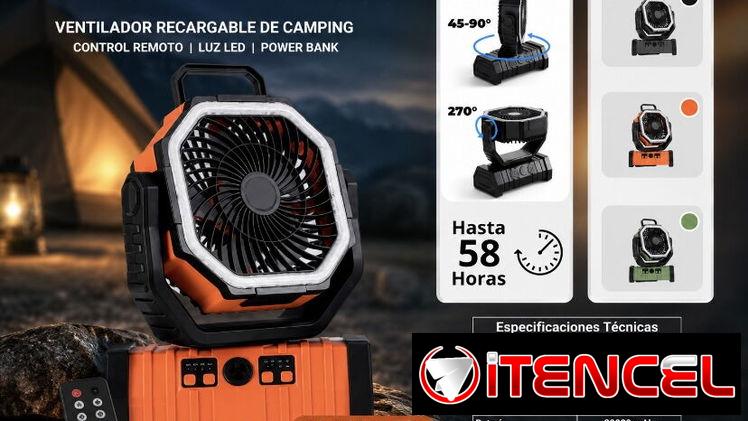 Ventilador recargable F6