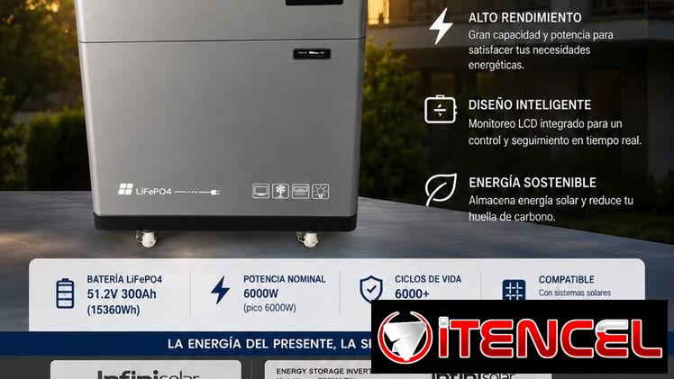 Rebaja!!! Todo en uno Infinitysolar inversor + bateria