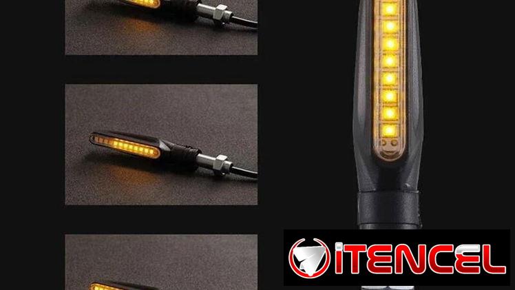 Intermitentes secuenciales (juego de 4) Amarillo universal 12V