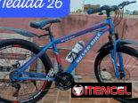 Bicicletas medida 26 todoterreno SILVERBIKE,21 velocidades,amortiguación delantera,frenos de disco nuevas en su caja