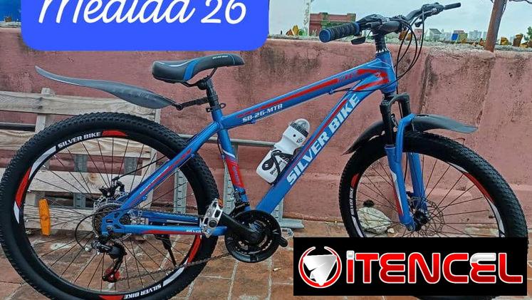 Bicicletas medida 26 todoterreno SILVERBIKE,21 velocidades,amortiguación delantera,frenos de disco nuevas en su caja