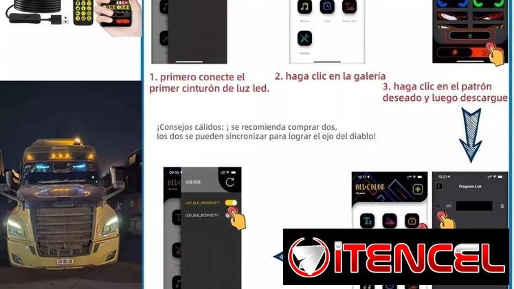 Panel de ojos de diablo de 35 pulgadas para automóvil, 16×96, 120x595mm x2 (pareja)