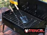 Parrilla de carbon portatil