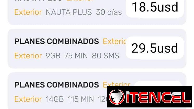 Servicios de Nauta plus, planes combinados, planes de saldo y más, contáctame y ten el tuyo 😁💯 📱