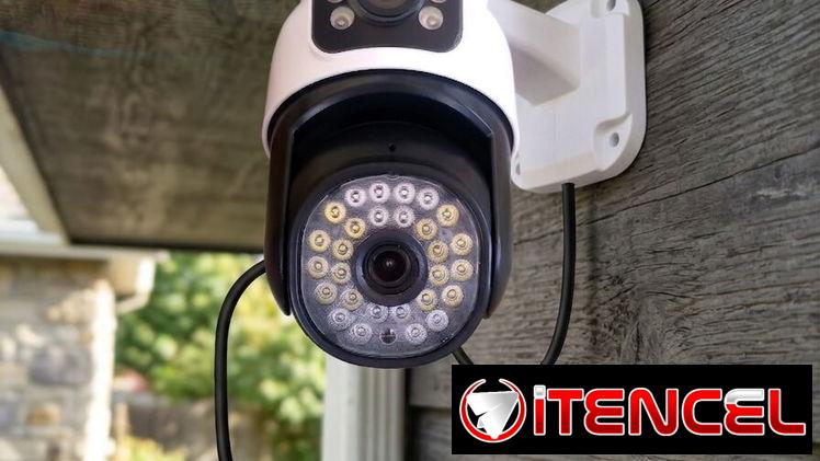 CÁMARA DE SEGURIDAD DOMO PTZ DE DOBLE LENTE – MÁXIMA PROTECCIÓN PARA TU HOGAR!