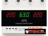 ATS Tranfer y Protector de corriente de sobrevoltaje 2 en 1,  63A 110Vol 2Polos
