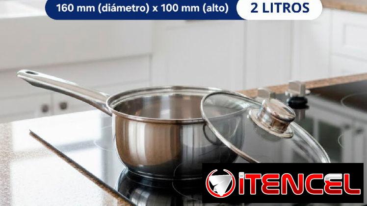 🚧 SARTÉN DE ACERO INOXIDABLE DE 2 LITROS 🚧