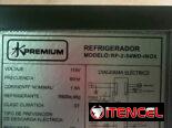 Refrigerador Premium de 14.8 pies con dispensador color gris CONGELACIÓN SECA