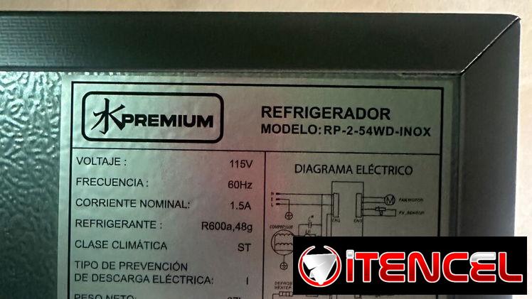 Refrigerador Premium de 14.8 pies con dispensador color gris CONGELACIÓN SECA
