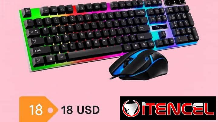 TECLADO C/CABLE Y MOUSE