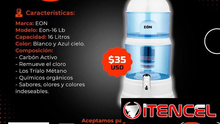 💧100% AGUA DE CALIDAD 💧FILTRO DE AGUA EON 20 LITROS. MENSAJERÍA CON FACTURA Y GARANTÍA. TLF 44833699