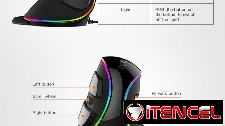 Ganga vendo Mouse Vertical Ergonómico Inalámbrico DELUX M618PLUS