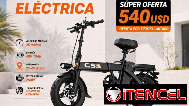 Bicicleta 🚴 eléctrica OFERTA