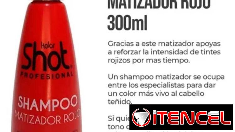 Champú matizador rojo
