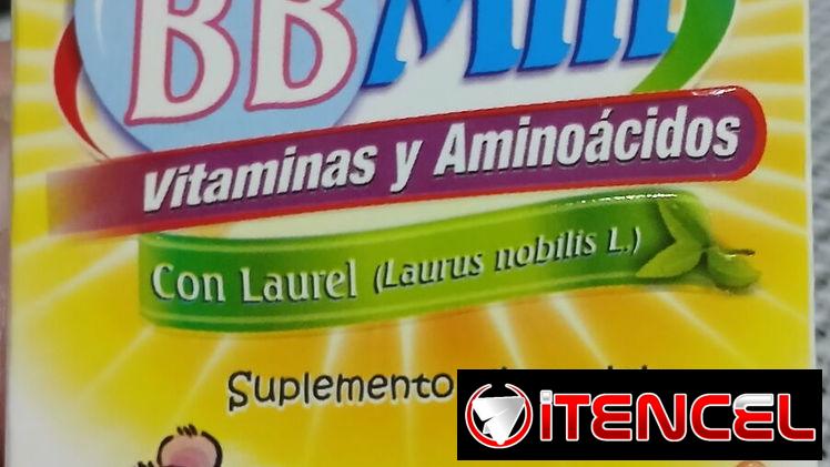 Multivitaminas en gotas para Bebé, BBMin frasco de 30ml vence septiembre 2029