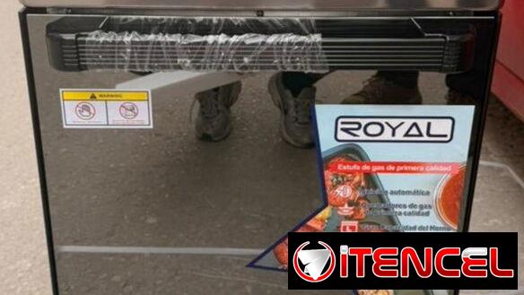 Cocina de horno Royal con magneto.  Con transporte incluido