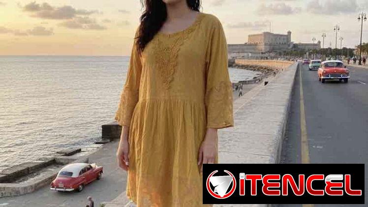 Vestido del color Mostaza que todas amamos en Sisi Fashion 52420333