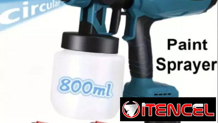 Pulverizador inalámbrico de pintura-con 2 baterías -nuevo
