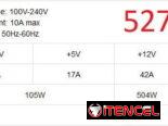 ✅✅52724487 – Fuente THERMALTAKE SMART 600 (600W/42A) 80+ Standard✅✅